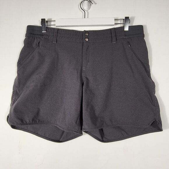 Kuhl Stratus Shorts Women 14 Grey Outdoor Workout Hiking Lightweight Comfort - Picture 2 of 10